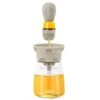 Oil Dispenser Bottle With Basting Brush - 2 In 1 Glass Olive Oil Storage Container With Measuring Lines Silicone Squeeze Dropper For Cooking Frying Baking BBQ, T-OB23, Gray -KitchenAid Shop 319G0uJkV7L