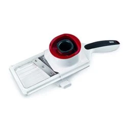 Zyliss Easy Control Handheld Slicer, White, Grey And Red
