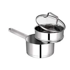 GENERIC XDCHLK 304 Stainless Steel Milk Pot Household Instant Noodle Non-stick Steamer Small Soup Pot Complementary Food Induction Cooker Pot
