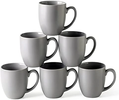 16oz Coffee Mugs Set Of 6, Large Ceramic Coffee Mugs For Men, Women, Dad, Mom, Modern Coffee Mugs With Handle For Tea,Latte,Cappuccino,Cocoa. Dishwasher&Microwave Safe, Matte Blue 11 16oz Coffee Mugs Set Of 6, Large Ceramic Coffee Mugs For Men, Women, Dad, Mom, Modern Coffee Mugs With Handle For Tea,Latte,Cappuccino,Cocoa. Dishwasher&Microwave Safe, Matte Blue - Image 9