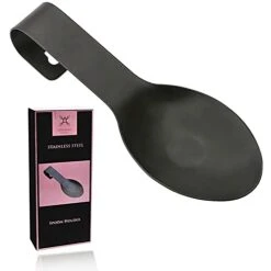 Poon Rest Stainless Steel Black Kitchen Utensil Holder For Stove Top -KitchenAid Shop 31AahkifYzS