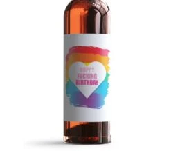 GENERIC LGBT Happy Fucking Birthday Wine Label, Birthday Party, My Best Bitches Wine Label, Wine Gift, Funny Cute ,Gifts For Her