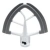 4.5/5 Quart Flex Edge Beater With Silicone Edge Fit For KitchenAid Tilt-Head Stand Blender, Flexible Silicone Edges Bowl Scraper
