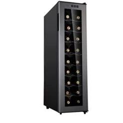QYTECjgbx Wine Cabinet Refrigerator Temperature Glass Wine Cooler Stainless Steel Wine Rack Cooler Cooler Freezer Display Cabinet