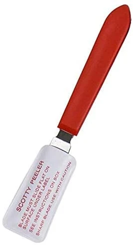 Scotty Peeler Label & Sticker Remover - SP-2 Metal Blade With Protective Cover (Set Of 2) Home & Kitchen 4 Scotty Peeler Label & Sticker Remover - SP-2 Metal Blade With Protective Cover (Set Of 2) Home & Kitchen - Image 2