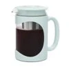Burke Deluxe Cold Brew Iced Coffee Maker, Comfort Grip Handle, Durable Glass Carafe, Removable Mesh Filter, Perfect 6 Cup Size, Dishwasher Safe, 1.6 Qt, Aqua