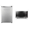 FRIGIDAIRE Rigidaire EFR321-AMZ 3.3 Cu Ft Stainless Steel Mini Fridge, Perfect For Home Or The Office, Platinum Series & TOSHIBA EM131A5C-BS Countertop Microwave Ovens 1.2 Cu Ft, 1100W -KitchenAid Shop 31Br36b4ssL