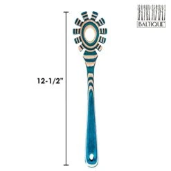 Ique Mykonos Collection 12-1/2" Wooden Spaghetti Spoon And Pasta Server With Teeth -KitchenAid Shop 31CIygr3jiL