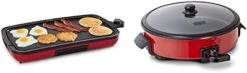Dash Deluxe Everyday Electric Griddle With Dishwasher Safe Removable Nonstick Cooking Plate For Pancakes, Burgers, Eggs And More, Includes Drip Tray + Recipe Book, 20” X 10.5”, 1500-Watt - Aqua -KitchenAid Shop 31CLOB3HDgL. AC