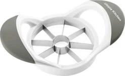 - Apple Corer And Slicer- Fruit Cutter - Apple Divider - Wedger - Stainless Steel Slicer For Fruits - Vegetables- Ergonomic Handle- Easy Grip- 8 Sharp Blade & Slices (Green) -KitchenAid Shop 31CUJ 4XJML. AC