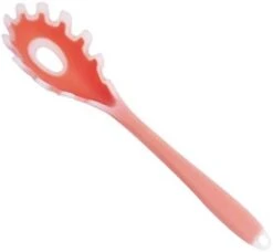 Silicone Pasta Fork (11.2"), High Heat Resistant To 480°F, Food Grade Pasta Spoon, BPA Free, Spaghetti Strainer & Server Spoon (Black, Noodle Spoon) -KitchenAid Shop 31ChQVDykuL. AC