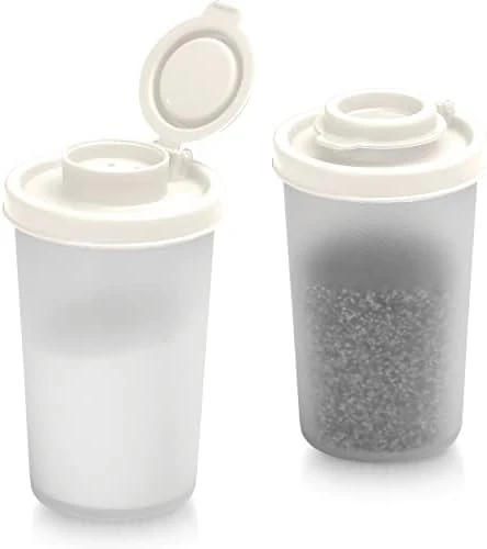 Alt And Pepper Shakers Moisture Proof Set Of 2 Large Salt Shaker To Go Camping Picnic Outdoors Kitchen Lunch Boxes Travel Spice Set Clear With Black Lids Plastic Airtight Spice Jar Dispenser 14 Alt And Pepper Shakers Moisture Proof Set Of 2 Large Salt Shaker To Go Camping Picnic Outdoors Kitchen Lunch Boxes Travel Spice Set Clear With Black Lids Plastic Airtight Spice Jar Dispenser - Image 12