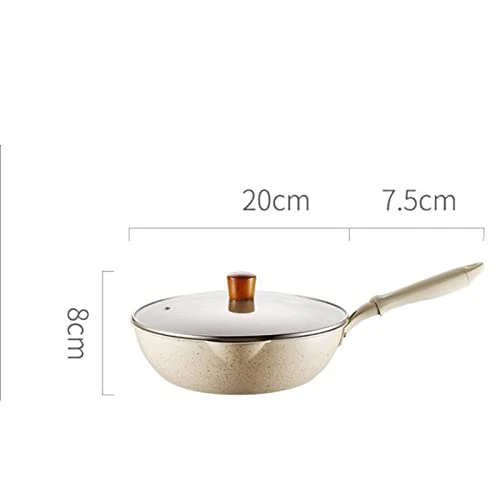 AMABEAtg Stock Pots Non Stick Pot, Wheat Stone Pot, Frying And Frying, All-Purpose, Multi-Function Electric Frying Pan, Household, Uncoated 8 AMABEAtg Stock Pots Non Stick Pot, Wheat Stone Pot, Frying And Frying, All-Purpose, Multi-Function Electric Frying Pan, Household, Uncoated - Image 6
