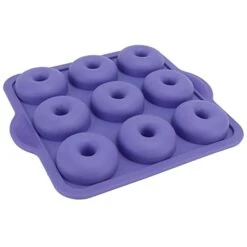 Donut Baking Pan, Multipurpose Donut Mold Dishwasher Safe Even Heating BPA Free For Dessert Shop For Muffins For Restaurant For Biscuit For Donut (Royalblue) 14 Donut Baking Pan, Multipurpose Donut Mold Dishwasher Safe Even Heating BPA Free For Dessert Shop For Muffins For Restaurant For Biscuit For Donut (Royalblue) -KitchenAid Shop 31DAHUjLW5L