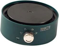 Electric Hot Plate, Safe Mini Electric Stove PP Efficient 360 Degree Vertical Heating Uniform Heating Far Infrared Heating Round Body For Tea (White) -KitchenAid Shop 31DGL9WAfPL. AC