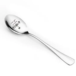 Funny Coffee Spoon Engraved - I Love You More Than Coffee Spoon For Women Men Coffee Lover Girlfriend Wife Husband Boyfriend - Perfect For Valentine/Anniversary/Christmas -KitchenAid Shop 31DQb8n2xjL