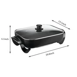 Large Capacity Nonstick Electric Skillet - Serves 4 To 6 People (16 Inch) -KitchenAid Shop 31Dauit9GKL