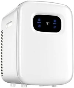 Mini Fridge For Bedroom,Skincare Fridge,20L Dual-core Cooling/Heating, Power Saving AC/DC Portable Thermoelectric Cooler Small Refrigerator For Makeup,Skincare, Beverage, Home, Office And Car(White). -KitchenAid Shop 31DjWIVSY4L. AC