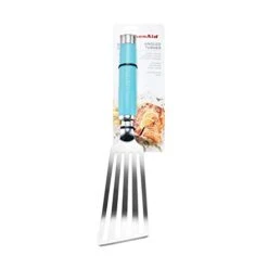 KitchenAid Gourmet Stainless Steel Flex Turner, One Size, Aqua Sky -KitchenAid Shop 31DjjFNfaQL