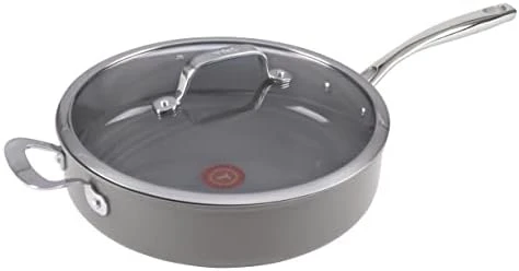 Platinum Nonstick Jumbo Cooker 5 Quart Induction Cookware, Pots And Pans, Dishwasher Safe Slate 8 Platinum Nonstick Jumbo Cooker 5 Quart Induction Cookware, Pots And Pans, Dishwasher Safe Slate - Image 6