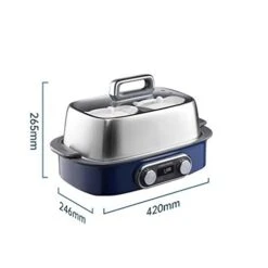 AYENCI Soup Pot, Electric Steamer Household Stainless Steel Pot Small Steam Pot Quick Automatic Power-Off Steaming Cage 7 AYENCI Soup Pot, Electric Steamer Household Stainless Steel Pot Small Steam Pot Quick Automatic Power-Off Steaming Cage -KitchenAid Shop 31DoJ6Dwo4L 1