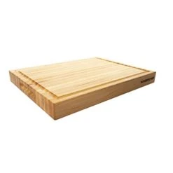 Large Wood Cutting Board From North American Maple - 20x16x1.5 Inches - A Reversible Butcher Block That Comes With Juice Groove For Cutting Meat And Juicy Veggies Easily - Large Chopping Board - Maple