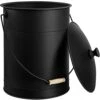 Magabeli Ash Bucket With Lid Outdoor And Indoor Coal Bucket For Fireplace Medium Fire Bucket Metal Ash Can For Grill Charcoal Bucket Essential Tools For Fireplace Fire Pit Wood Burning Stove Black 2 Magabeli Ash Bucket With Lid Outdoor And Indoor Coal Bucket For Fireplace Medium Fire Bucket Metal Ash Can For Grill Charcoal Bucket Essential Tools For Fireplace Fire Pit Wood Burning Stove Black -KitchenAid Shop 31Dt3Xd2MvL