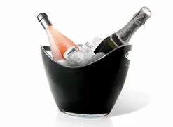 FIE 006 - Ice Bucket, Holds 2 Bottles, Colour Black