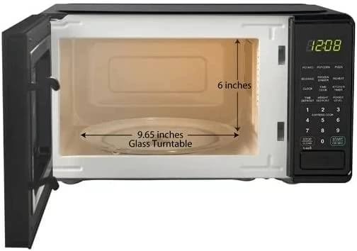 RAMR 0.7 Cu. Ft. Countertop Microwave Oven, 700 Watts, Easy Clean Interior, Child Safety Lock, Black 6 RAMR 0.7 Cu. Ft. Countertop Microwave Oven, 700 Watts, Easy Clean Interior, Child Safety Lock, Black - Image 4