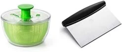 OXO Stainless Steel Salad Spinner & Good Grips GreenSaver Produce Keeper - Large -KitchenAid Shop 31ECt6UE kL. AC