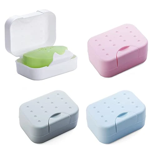 4 Piece Portable Soap Box Plastic Waterproof Soap Dish With Lid Travel Soap Box For Bathroom Travel Camping Outdoor 3 4 Piece Portable Soap Box Plastic Waterproof Soap Dish With Lid Travel Soap Box For Bathroom Travel Camping Outdoor