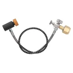 Oumefar Soda Machine Adaptor, Stainless Steel Brass Soda Maker Parts 24in Corrosion Resistance Universal Adaptability Standard Wear Resistance For Liquid Transport(W21.8‑14 To TR21‑4) Tools