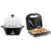 Elite Gourmet EGC-007B# Rapid Egg Cooker, 7 Easy-To-Peel, Hard, Medium, Black & ESM2207 Maxi-Matic Sandwich Panini Maker Grilled Cheese Machine Tuna Melt Omelets Non-Stick Surface, 2 Slice, Black 1 Elite Gourmet EGC-007B# Rapid Egg Cooker, 7 Easy-To-Peel, Hard, Medium, Black & ESM2207 Maxi-Matic Sandwich Panini Maker Grilled Cheese Machine Tuna Melt Omelets Non-Stick Surface, 2 Slice, Black -KitchenAid Shop 31EyDxlRfaL