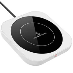 Coffee Mug Warmer For Desk, Coffee Warmer With 3 Temperature Settings, Coffee Cup Warmer For Desk Auto Shut Off, Waterproof Coffee Warmer For Desk With Touch Tech & Enlarged Heating Plate, Best Gift