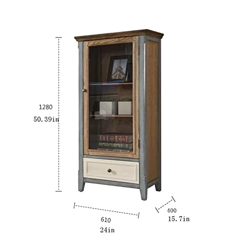 Moisture Industrial Wine Coolers, Storage Sideboards With Glass Doors And Drawers, Farmhouse Wine Coolers For Versatile Family Dining (Color : B) 5 Moisture Industrial Wine Coolers, Storage Sideboards With Glass Doors And Drawers, Farmhouse Wine Coolers For Versatile Family Dining (Color : B) - Image 3