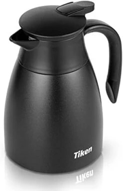 34 Oz Thermal Coffee Carafe, Stainless Steel Insulated Vacuum Coffee Carafes For Keeping Hot, 1 Liter Beverage Dispenser (Silver) -KitchenAid Shop 31F9WSOvcvL. AC