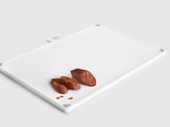 Joseph Joseph Index Plastic Cutting Board Set With Storage Case Color-Coded Dishwasher-Safe Non-Slip, Large, Silver (60134) -KitchenAid Shop 31FCaTXyOVL