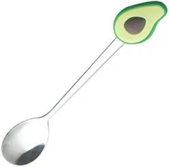 Creative Fruit Shaped Coffee Spoons/Forks, Stainless Steel Stirring Spoon Cocktail Fork For Fruit Dessert Appetizer Ice Cream(Red Strawberry Spoon) -KitchenAid Shop 31FTG1rxpHL. AC