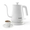 Electric Kettle, Pour Over Coffee & Tea Kettle, 100% Stainless Steel Gooseneck Kettle, Auto Shut-Off Protection, 0.8L, 1000 Watt Quick Heating, White, XH-W081-W -KitchenAid Shop 31FUmPiqCTL