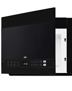 MHOTR242B 24" Wide Over-the-Range Microwave, Black, 12.75" Glass Turntable, 1.4. Cu.ft. Interior, Under Cabinet LED Lighting, Multi-stage Cooking, 10 Power Levels, Child Lock