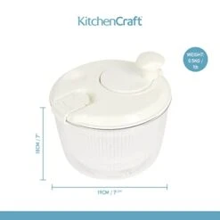 Kitchen Craft Mini Salad Spinner/Dresser, 19 Cm (7.5") 10 Kitchen Craft Mini Salad Spinner/Dresser, 19 Cm (7.5") -KitchenAid Shop 31FrblWX3mL