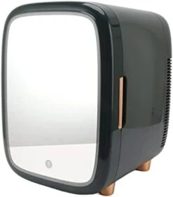 Keshow Mirrored Mini Fridge With Led Light Fridge Led Vanity Mirror 100‑240V Drink Abs Acrylic Mini Fridge For Cosmetics Beverage (US Plug) -KitchenAid Shop 31G9BqhLcVL. AC
