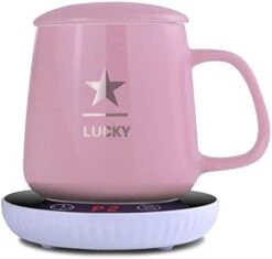 Coffee Mug Warmer For Desk Large Candle Jar Warming Plate Auto Shut Off Desktop Electric Heated Coaster For Tea Cup Teapot Chemex Pot Calentador De Tazas Para Velas Aromaticas Electrico, Black -KitchenAid Shop 31GAVJ5isLL. AC