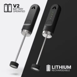 NanoFoamer Lithium Handheld Milk Foamer; Make Premium Microfoamed Milk For Barista-Style Coffee Drinks At Home. New Model With Dozens Of Improvements. USB-C Rechargeable 10 NanoFoamer Lithium Handheld Milk Foamer; Make Premium Microfoamed Milk For Barista-Style Coffee Drinks At Home. New Model With Dozens Of Improvements. USB-C Rechargeable -KitchenAid Shop 31GTbdhTWOL