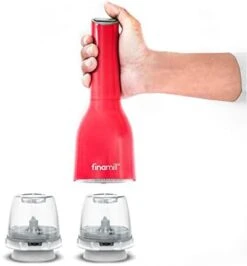 – Award Winning Battery Operated Pepper Mill & Spice Grinder In One, Adjustable Coarseness, Ceramic Grinding Elements, One Touch Operation With LED Light, Includes 2 Quick-Change ProPlus Pods -KitchenAid Shop 31HQkDt0vwL. AC