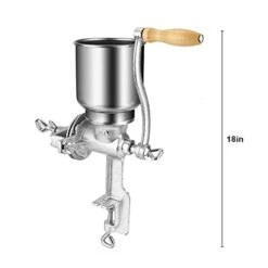 Corn Grinder, Manual Corn Grain Grinder Table Clamp Corn Mill Flour Maker Wheat Grain Nut Mill Cast Iron Hand With Large PROTECT For Animals Feed Home Brewing 9 Corn Grinder, Manual Corn Grain Grinder Table Clamp Corn Mill Flour Maker Wheat Grain Nut Mill Cast Iron Hand With Large PROTECT For Animals Feed Home Brewing -KitchenAid Shop 31HkNSyNzRS