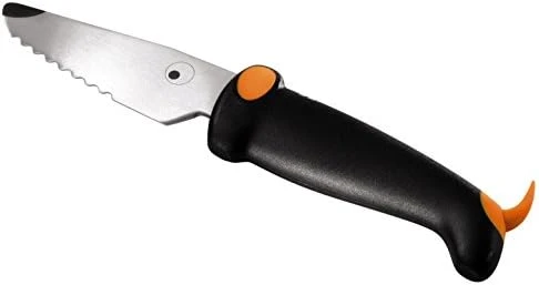 Kuhn Rikon Kinderkitchen Dog Knife Straight Blade, Sharp Enough To Cut Food But Not Small Fingers, Orange 8 Kuhn Rikon Kinderkitchen Dog Knife Straight Blade, Sharp Enough To Cut Food But Not Small Fingers, Orange - Image 6
