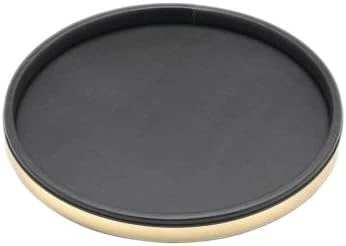 Leatherette Ice Bucket, 3 Qt, White With Brass 8 Leatherette Ice Bucket, 3 Qt, White With Brass - Image 6