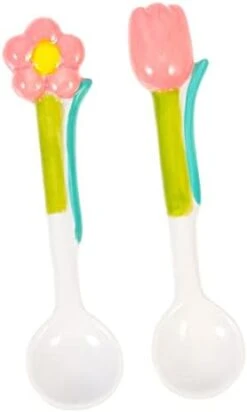 2pcs Spoon Ceramic Spoon Coffee Accesories Espresso Spoons Food Spoons Porcelain Mixing Spoon Honey Spoons Portable Rice Spoon Mixing Supply Compact Coffee Spoon Three-dimensional -KitchenAid Shop 31I6u7IbswL. AC