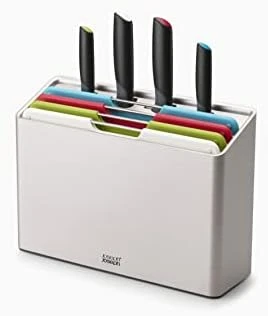 Joseph Joseph Folio Plastic Cutting Board Set With Storage Case Color-Coded Easy-Access Design Dishwasher Safe Non-Slip, Small, Graphite 8 Joseph Joseph Folio Plastic Cutting Board Set With Storage Case Color-Coded Easy-Access Design Dishwasher Safe Non-Slip, Small, Graphite - Image 6